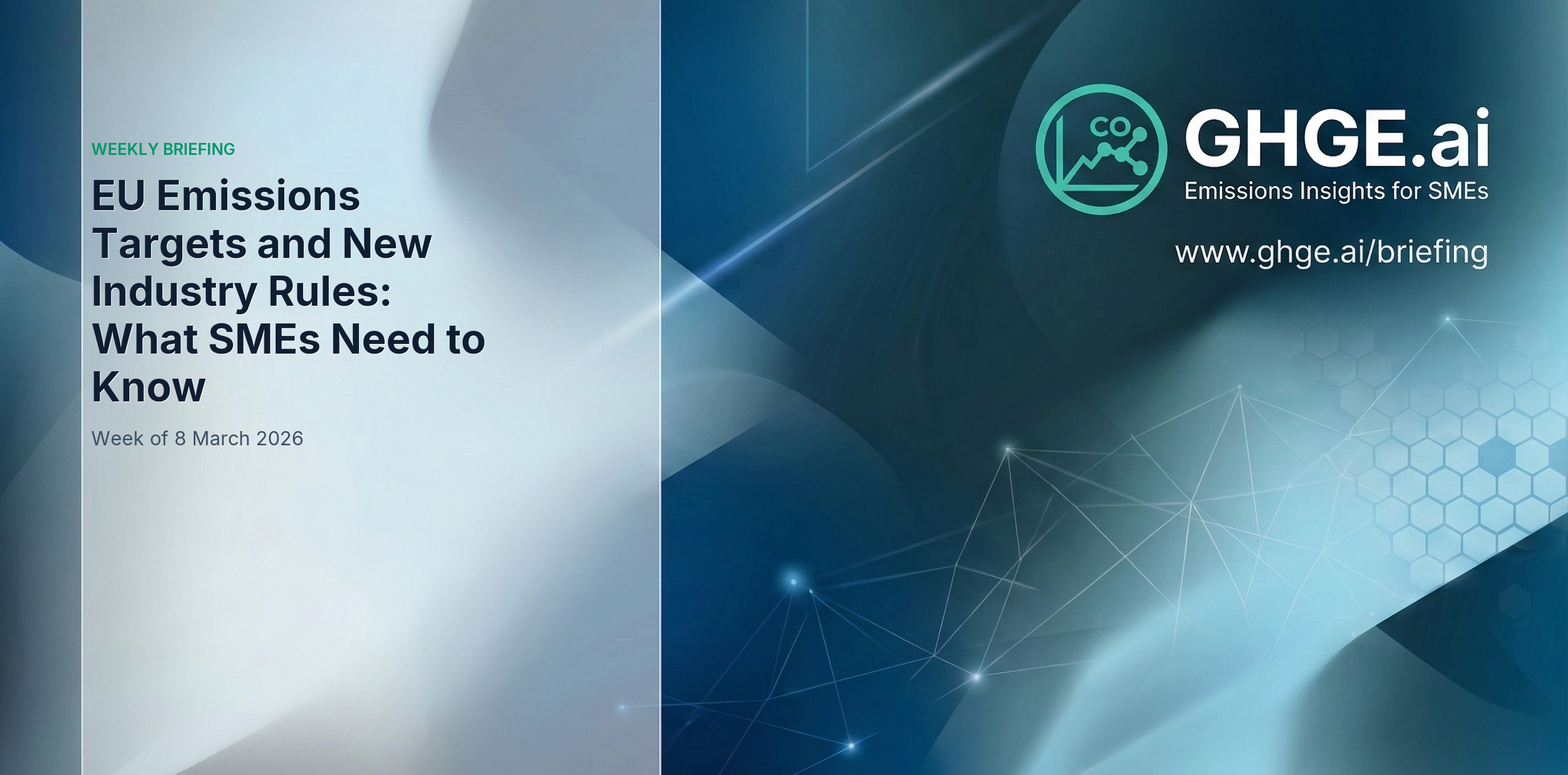 GHGE.ai Weekly Briefing